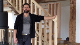 Nicolas Chevalley - nicobois - www.nicobois.ch - escalier droit - construction en bois Région Yverdon - escalier tournant - escalier en colimaçon